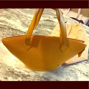 Louis Vuitton Epi Saint Jacques Yellow Bag